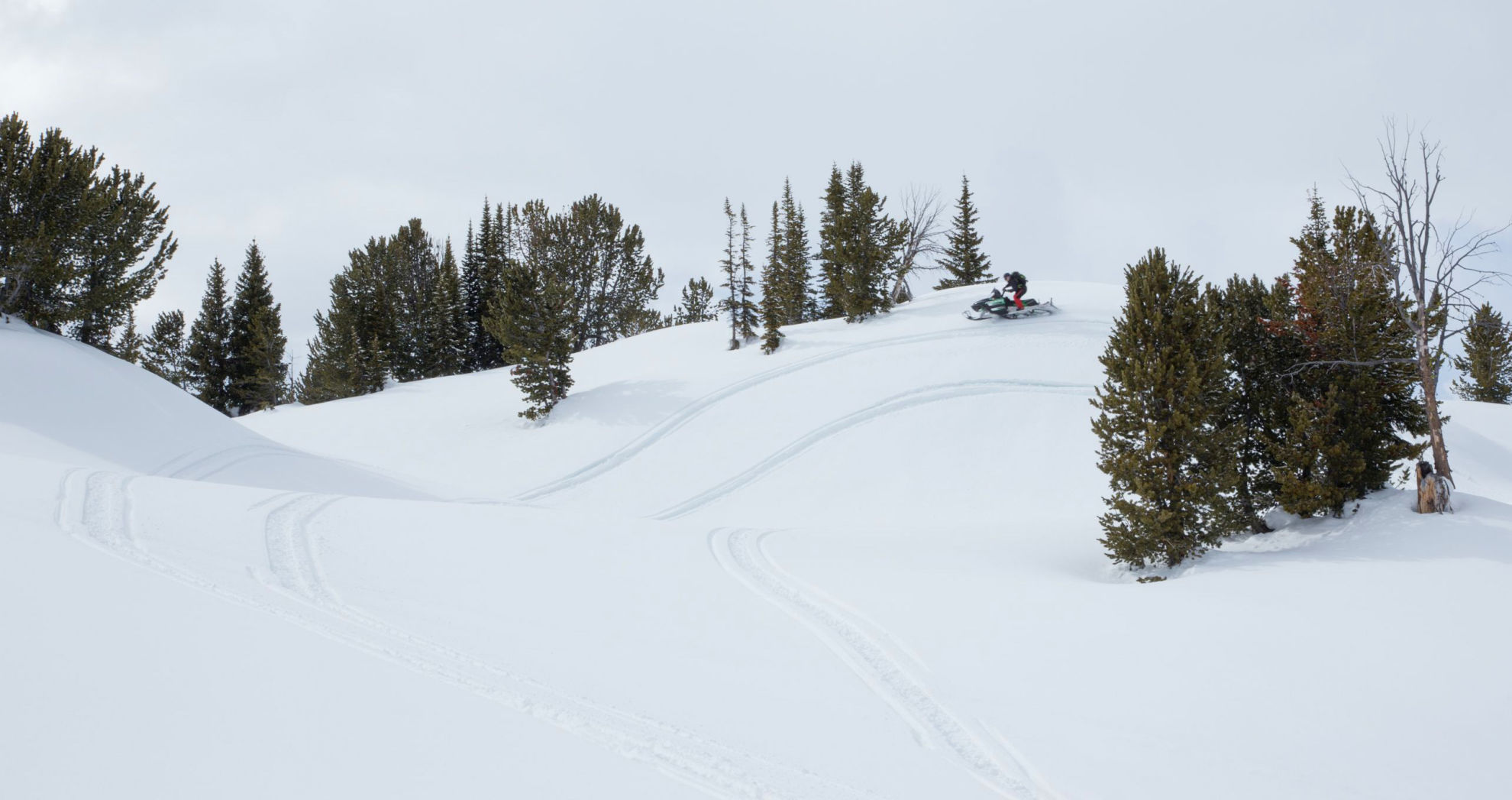 Snowmobiling
